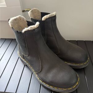 Dr. Martens Black Chelsea Boots with Chunky Sole